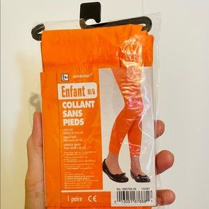 Girl’s Orange Tights M/L